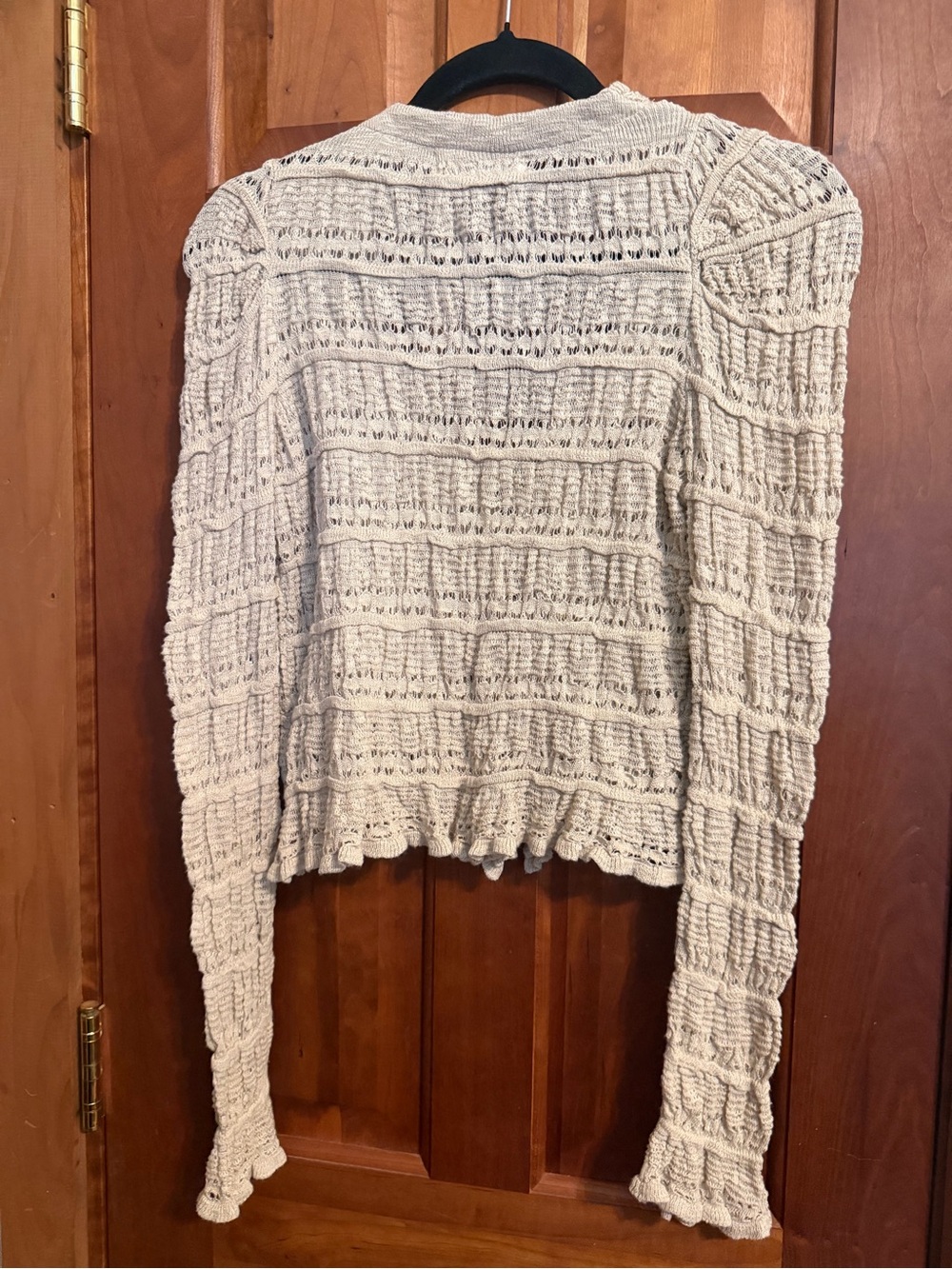 NATURAL LIFE Cream Button-Front Cardigan - Picture 4 of 5